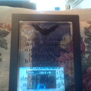 Clear Halloween Sign